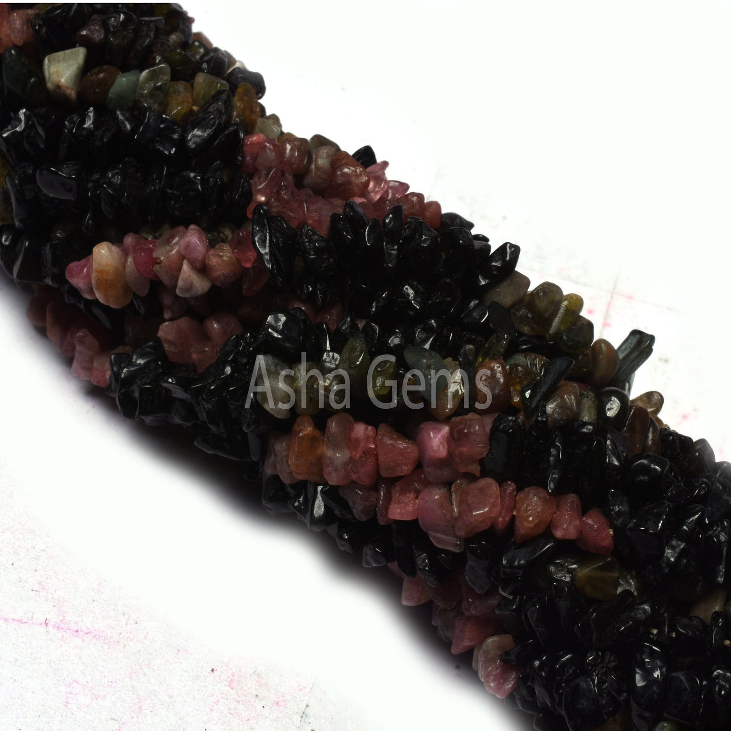 Natural tourmaline uncut chip Beads,34" Strand Multi tourmaline smooth raw rough Uneven Beads Gemstone tourmaline Chip beads Jewelry Crafts