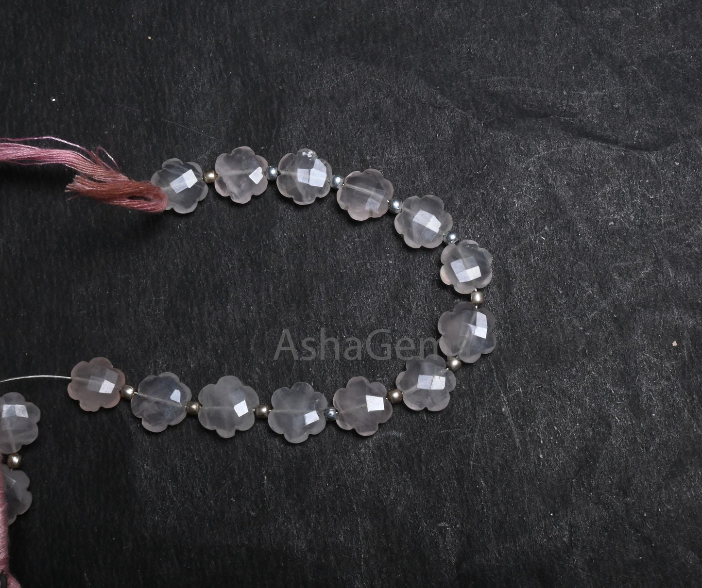 Beautiful Pink Rose Quartz fancy Daisy Flower Shape Carving Beads, Fine Natural Rose Quartz faceted Carve Flower Gemstone Beads Jewelry SALE