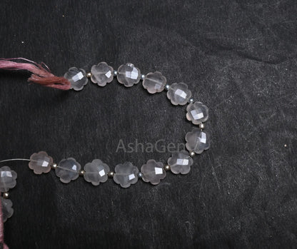 Beautiful Pink Rose Quartz fancy Daisy Flower Shape Carving Beads, Fine Natural Rose Quartz faceted Carve Flower Gemstone Beads Jewelry SALE