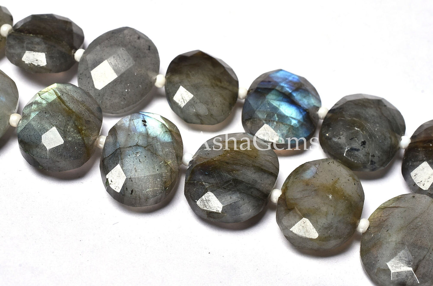 Beautiful Flashy  Black rainbow Faceted Oval Shape Beads,9" Strand Natural Fire Labradorite Fancy Oval Beads, Labradorite Beads Jewelry SALE
