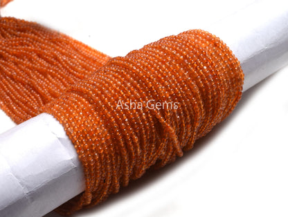 AAA Carnelian Smooth Round Ball Gemstone Beads,13" Strand Orange Carnelian Beads, Natural Carnelian Round Shape Bead Jewelry Handicraft SALE