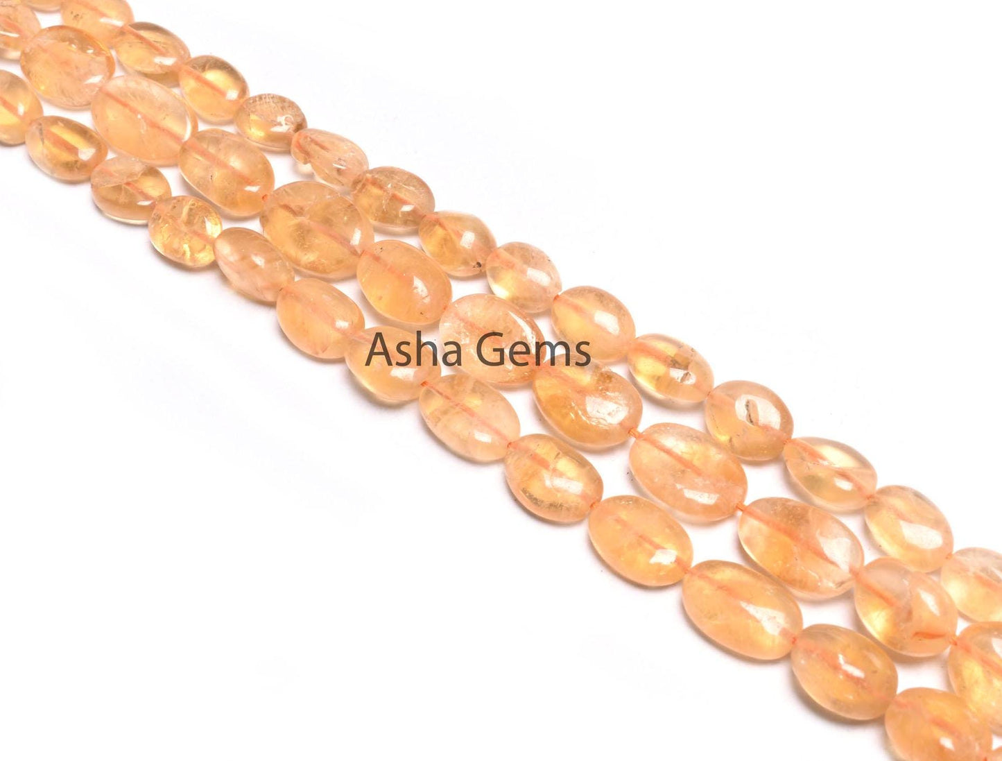 Natural Yellow Citrine Smooth Oval Gemstone Loose Beads,12.5"Citrine Plain Oval Shape Handmade Beads, Citrine Bead Jewelry Making Craft SALE