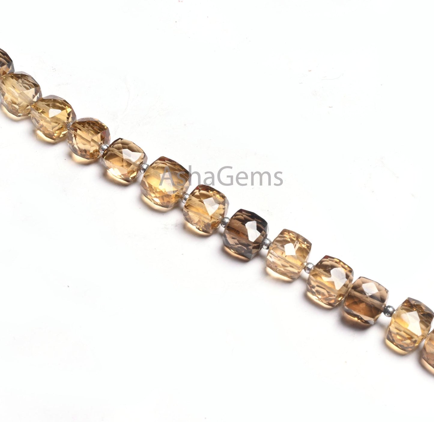 Beautiful Bear Quartz Faceted 3D Cube Box Beads,8.5-10.5mm Lemon Yellow Brown Bear quartz Cube Gemstone Beads, AAA Bear quartz Beads Jewelry