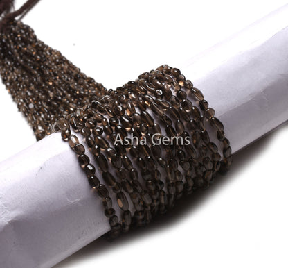 Beautiful Smoky Quartz Smooth Nugget Beads,13" Strand Amazing Smoky Uneven Tiny Nugget Gemstone Beads, Smoky Fancy Shape Handmade Beads SALE (AG 22282)
