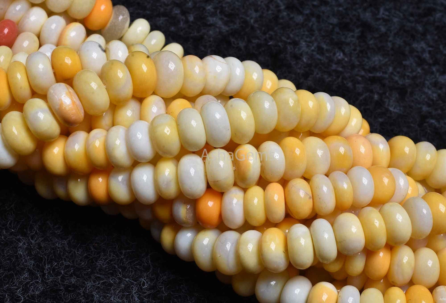 Beautiful Yellow Opal Shaded Gemstone Beads, Yellow Opal smooth Rondelle Beads Fine Quality Opal Handmade Plain Bead For Jewelry making SALE
