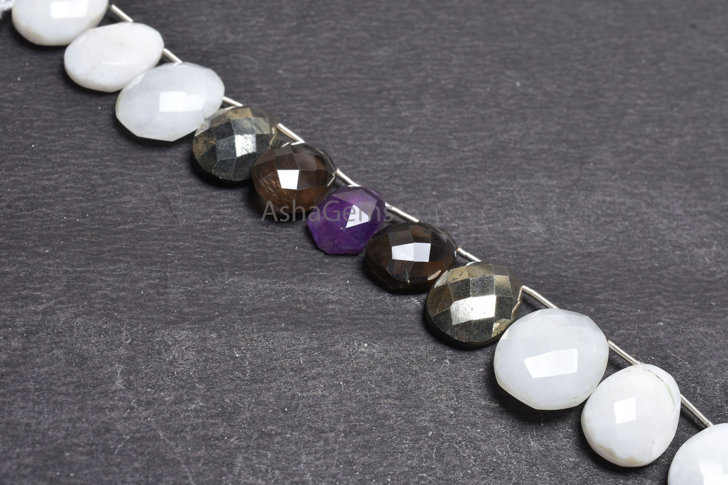 Beautiful Multi Color Stone Fancy Egg Shape Faceted Beads,10x15-15x20mm Mix Gemstone Fancy Egg Oval Side Drill Briolette Bead Jewelry Making