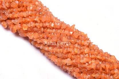 34 inch strand Orange Carnelian Uncut Chip Beads,AAA carnelian Beads Gemstone Carnelian smooth Raw Rough tiny Nugget Bead Jewelry Craft Sale (AG 10337)