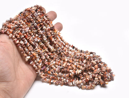 Natural Fire Opal Smooth Uncut Chip Beads,34" Strand Mexican Fire Opal Raw Rough Nugget Gemstone Beads Shaded Fire Opal Beads Jewelry Crafts