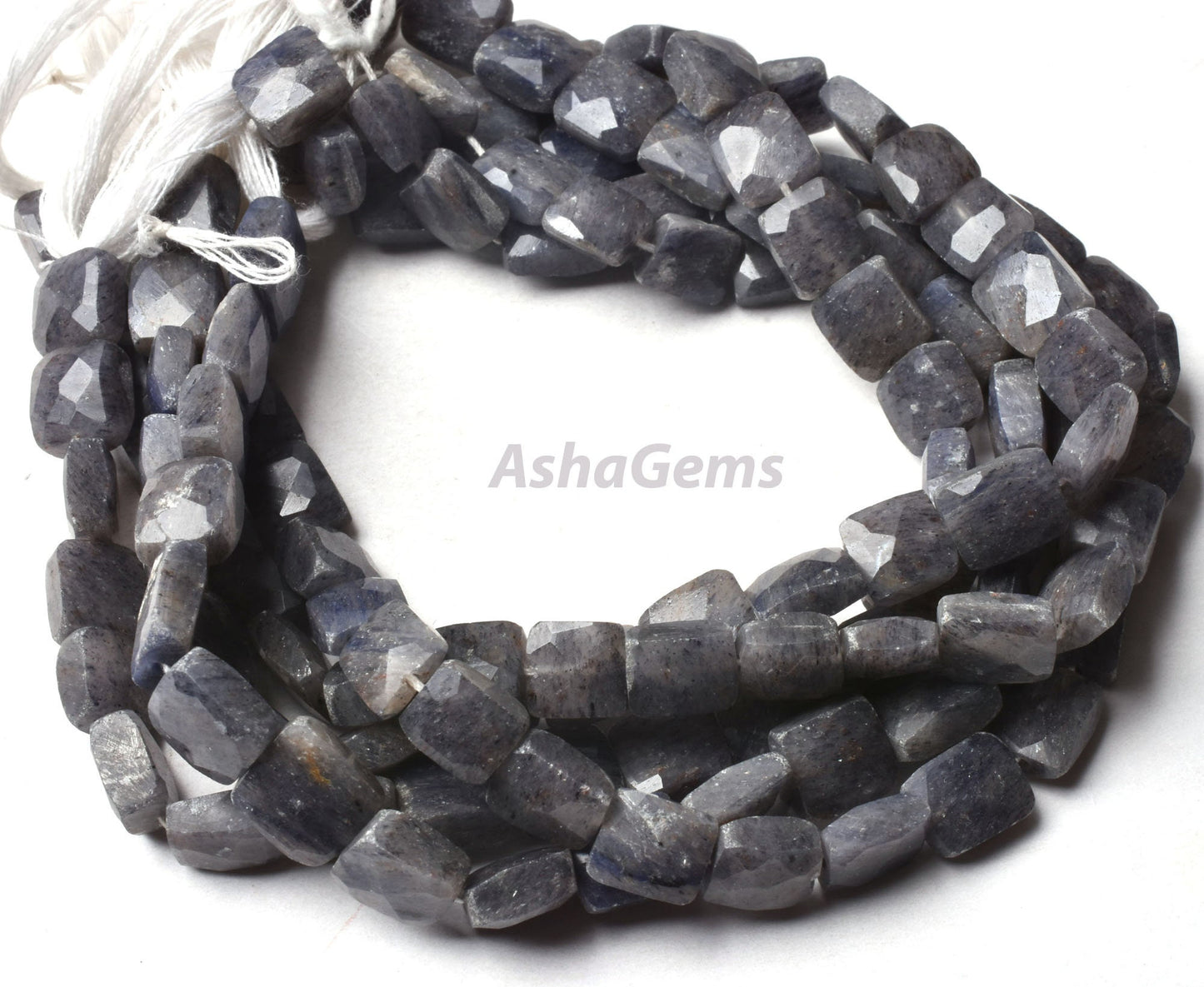 Amazing Blue Iolite Faceted Rectangle Shape Beads, Iolite Faceted Gemstone Beads,Briolette Iolite Handmade Jewelry Making Beads For Crafts