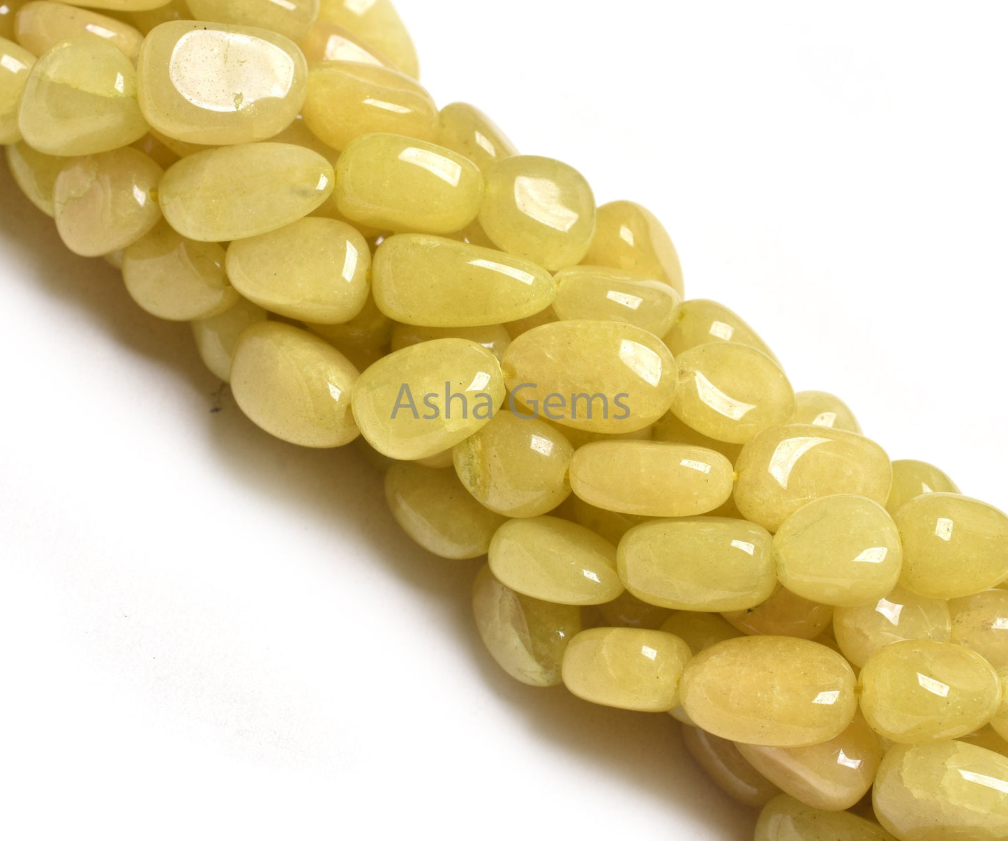 Beautiful Aventurine Smooth Nugget Shape Beads,10-14 mm Aventurine  Plain Handmade Tumble Gemstone Straight Drill Beads Margaj Bead Jewelry