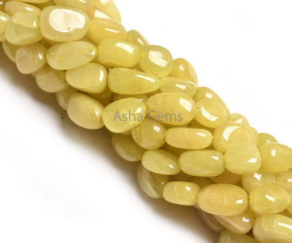 Beautiful Aventurine Smooth Nugget Shape Beads,10-14 mm Aventurine  Plain Handmade Tumble Gemstone Straight Drill Beads Margaj Bead Jewelry