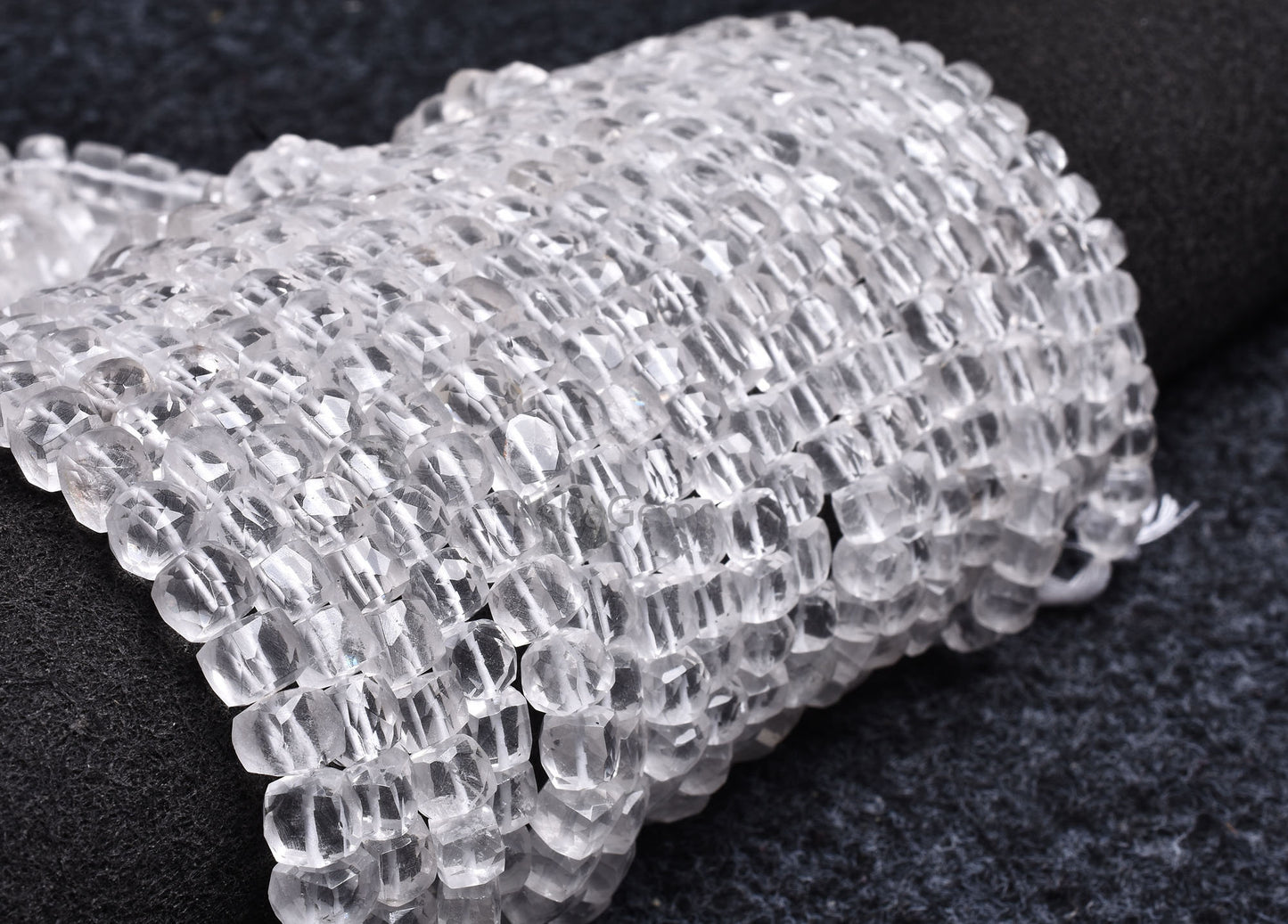 Natural Crystal quartz faceted 3D Cube Box Beads,9"Strand White Crystal beads Crystal faceted Cube Box Gemstone Bead For Jewelry Making SALE