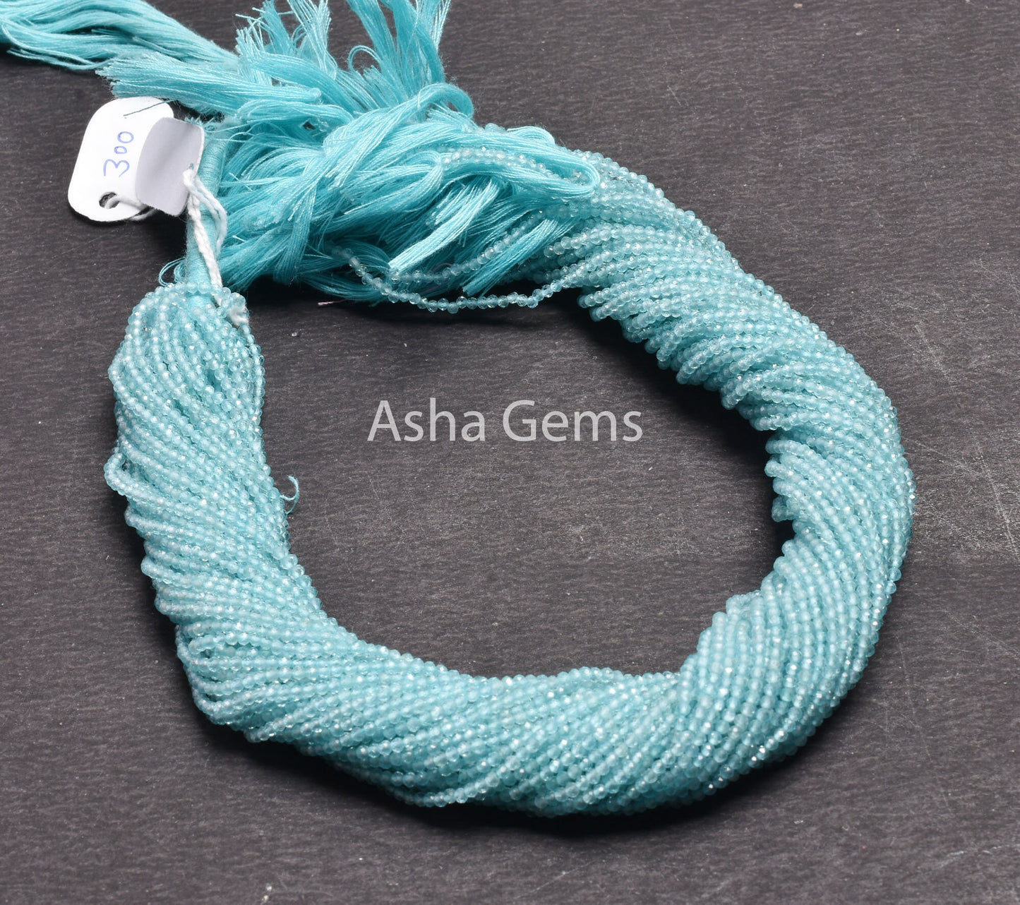 13"Strand Natural AAA Sky Apatite Micro Cut Rondelle Faceted Gemstone Beads 2 mm Sky Apatite Machine Cut Beads Apatite Bead For Jewelry SALE