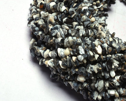 34" Strand Natural Dendrite Opal Uncut Chips Beads,Opal Smooth Raw Rough Beads, Fine Dendritic Opal uncut Polish Nugget Unshape Bead Jewelry