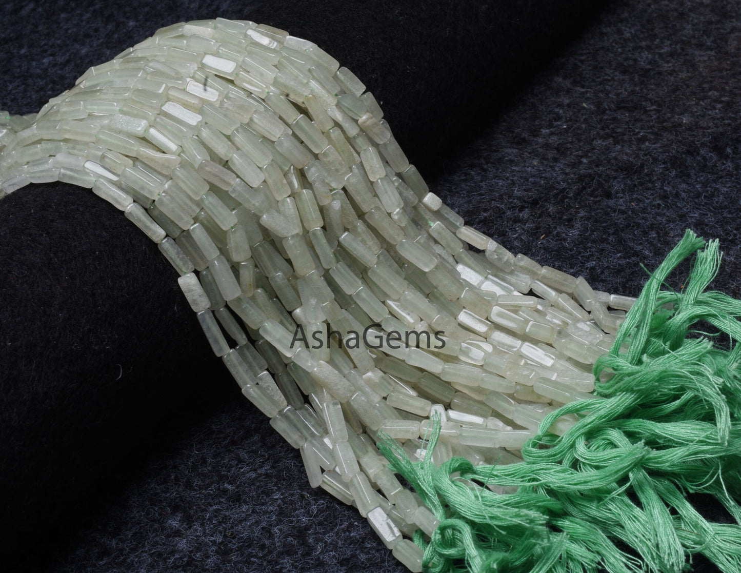Natural Aventurine Smooth Rectangle Beads,13" Strand Grape Green Aventurine Plain Handmade Uneven Rectangle Beads Aventurine Beads Jewelry