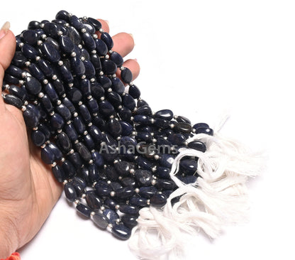 Fine Blue Quartz Smooth Pear Shape Gemstone Beads,9"Strand Blue Quartz fancy Teardrop Straight Drill handmade Bead Jewelry making Craft SALE
