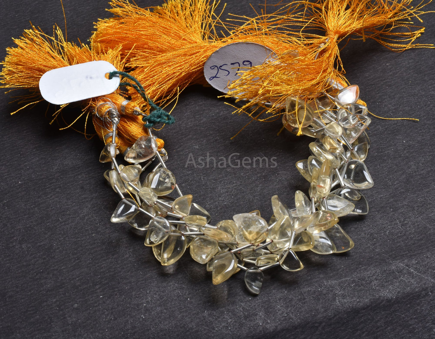 Citrine Quartz Smooth Fancy Shape Gemstone Beads,7" Strand Citrine Plain Mango Shape Beads, Citrine Loose Beads For Jewelry Handicraft SALE
