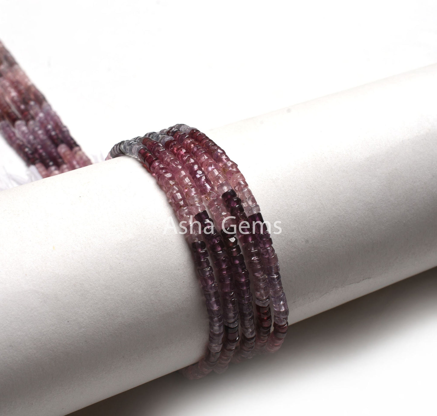 Natural Multi Spinel Smooth Tyre Shape Gemstone Beads,14" Strand Real Spinel Beads, Multi Color Spinel Handmade Tyre Bead Jewelry Craft SALE