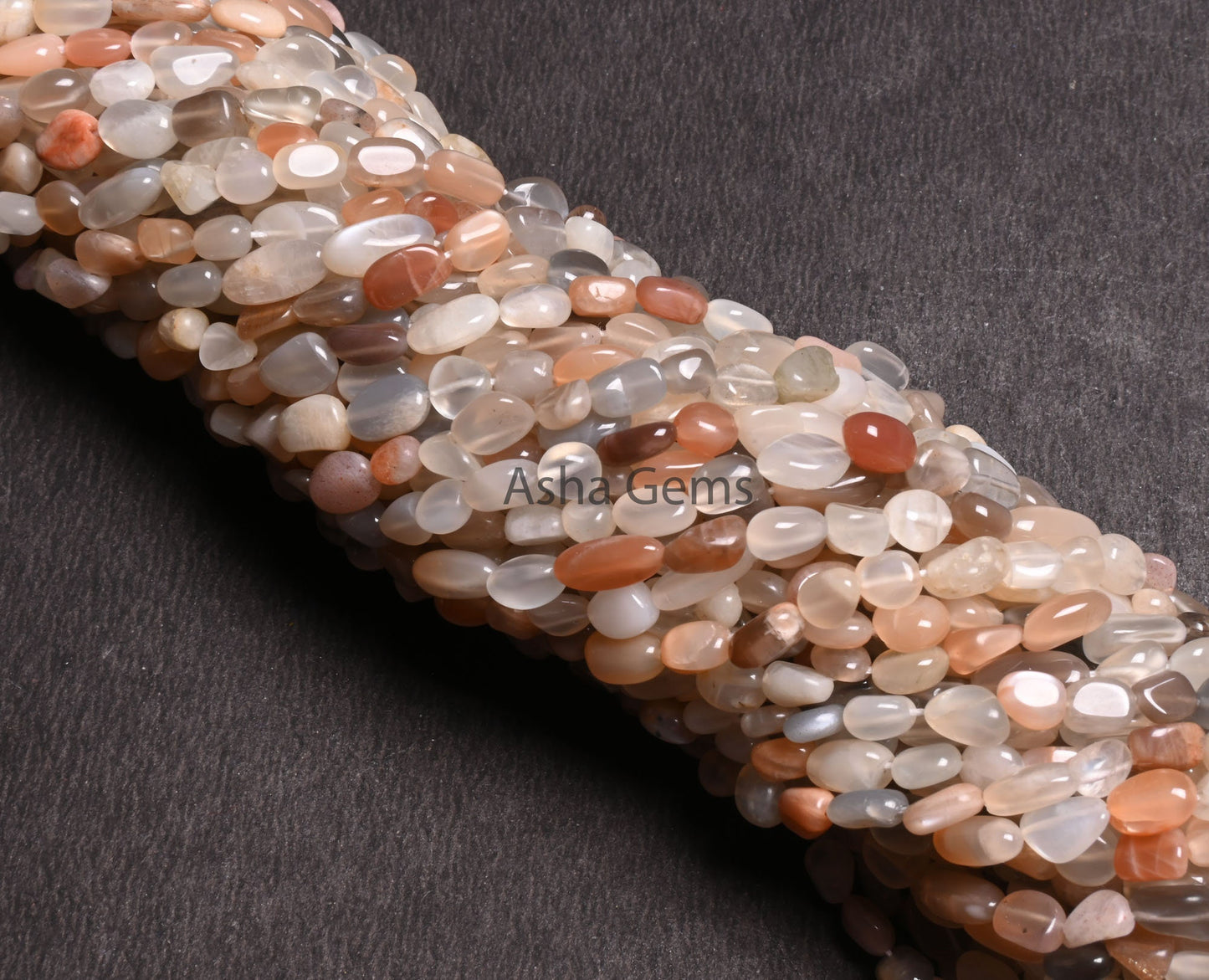 Natural Multi Moonstone Smooth Nugget Gemstone Beads, Multi Color disco Moonstone Tiny Nuggets, Moonstone Handmade Beads Jewelry Crafts SALE (AG 22283)