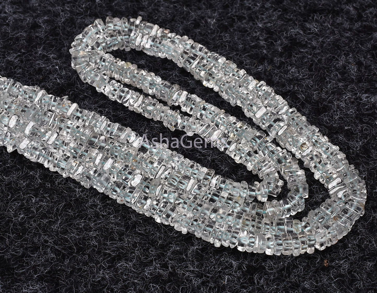 Beautiful Blue Aquamarine Smooth Heishi Square Shape Gemstone Beads,Natural Aquamarine Heishi Beads Square Smooth Bead, Aquamarine Jewelry