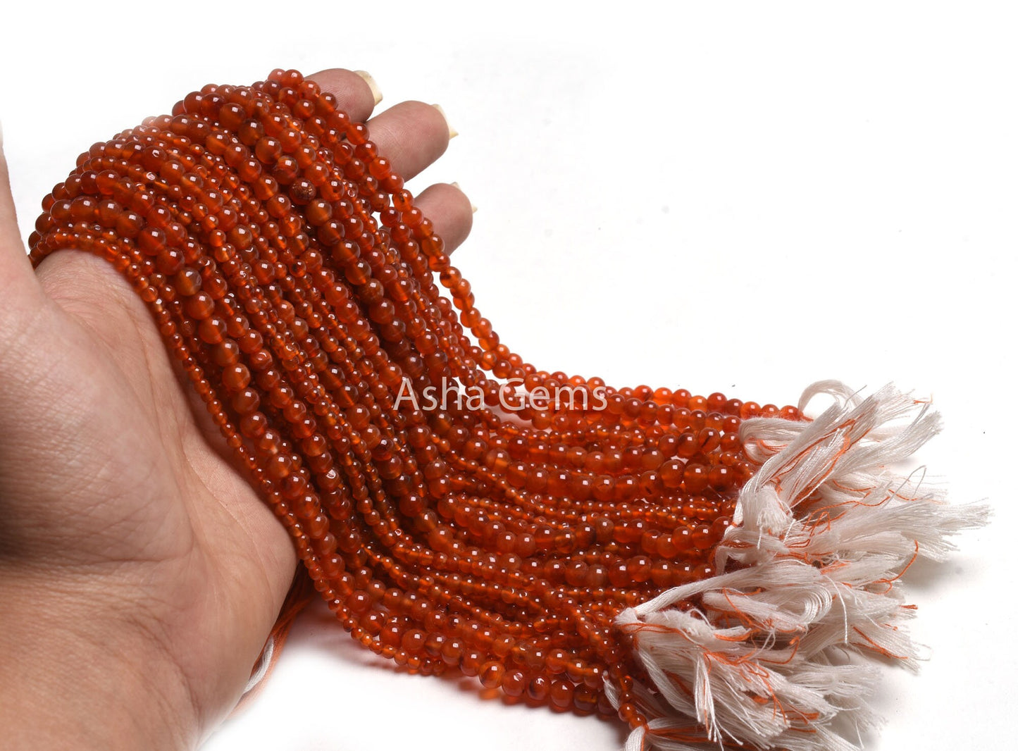 Beautiful Red Carnelain Round Ball Gemstone Beads,13" Strand Natural Carnelian Smooth Round Shape Beads, Carnelian Bead Jewelry Craft SALE