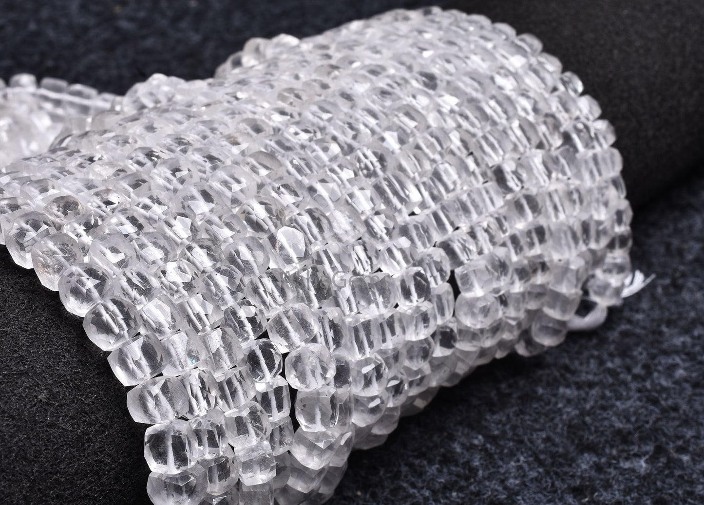 Natural Crystal quartz faceted 3D Cube Box Beads,9"Strand White Crystal beads Crystal faceted Cube Box Gemstone Bead For Jewelry Making SALE