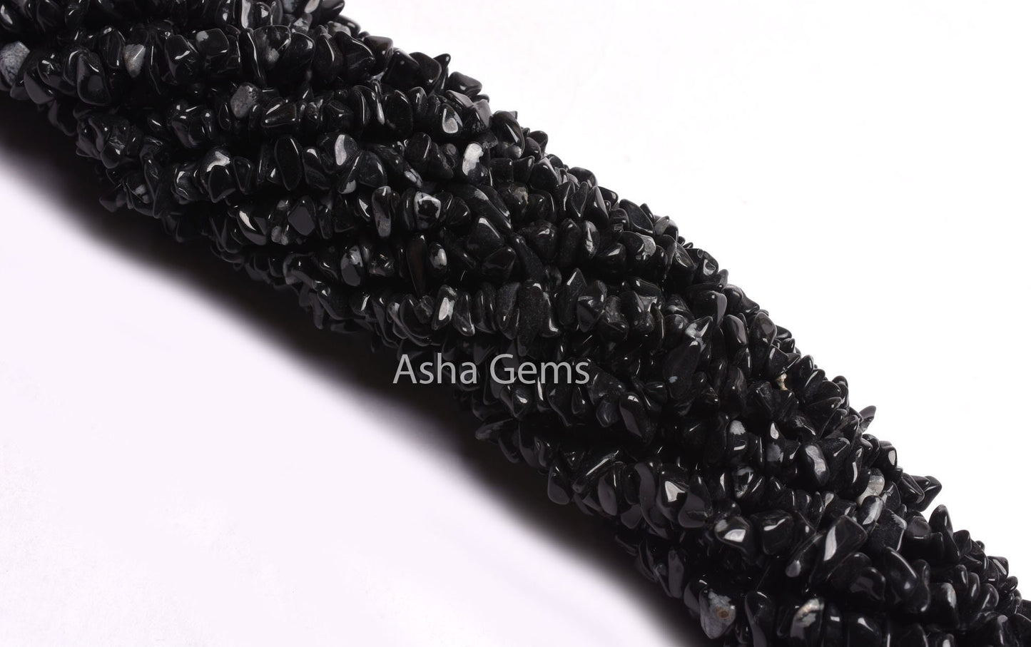 Black Obsidian Smooth Uncut Chips Beads,34" Strand natural Obsidian Smooth Raw rough Tiny Black Obsidian Beads For Jewelry making Craft SALE