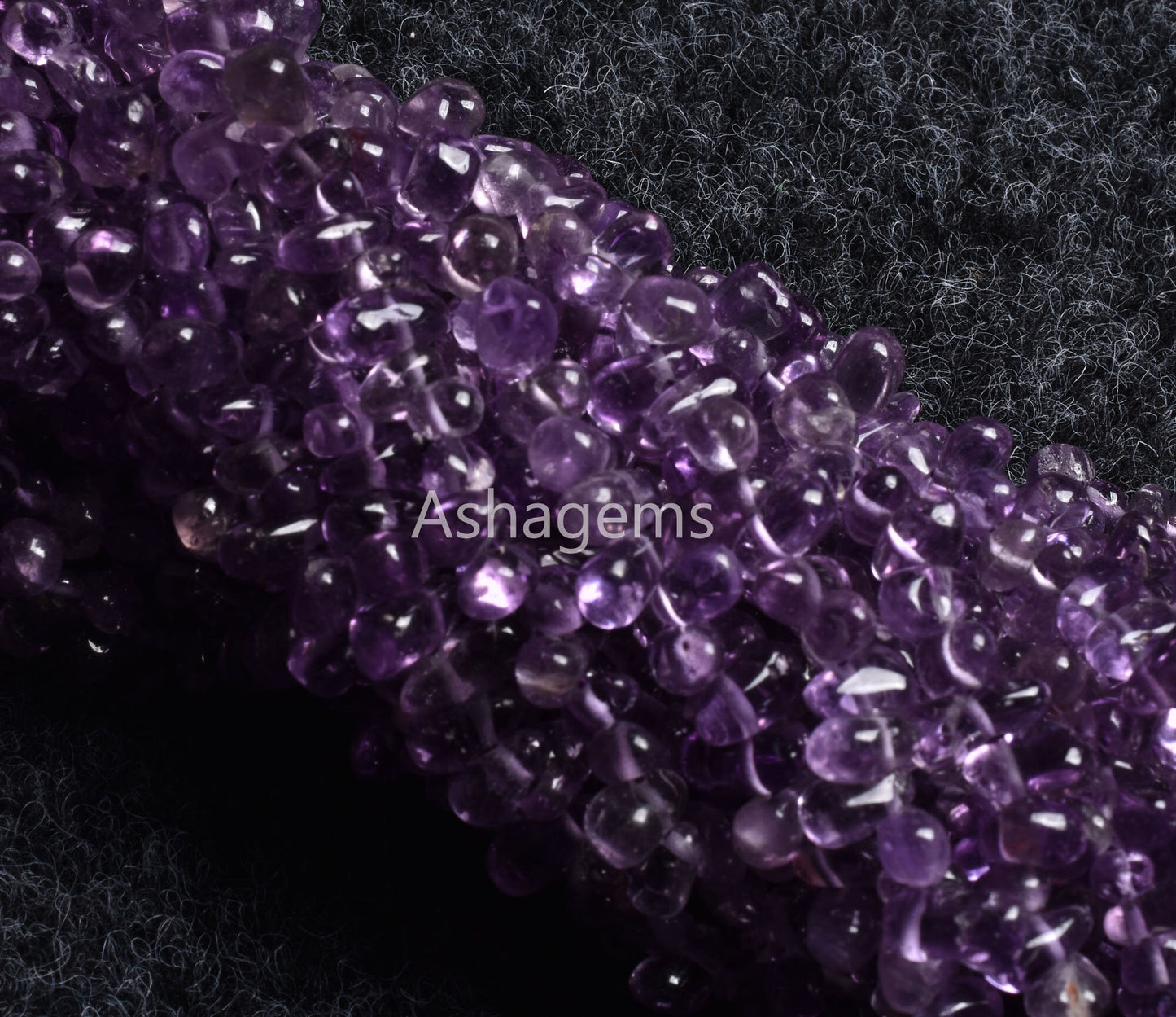 Natural Amethyst Smooth Drops Shape Beads Gemstone,13" Strand Brazil Amethyst Drops, Amethyst Side Drill Teardrop Handmade Indian Beads SALE