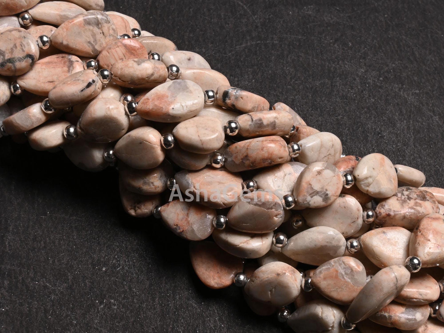 Beautiful Shaded Cream Grey Jasper Smooth Pears handmade Beads,9" Natural Jasper Teardrop Straight Drill Gemstone Beads Jewelry Making Craft