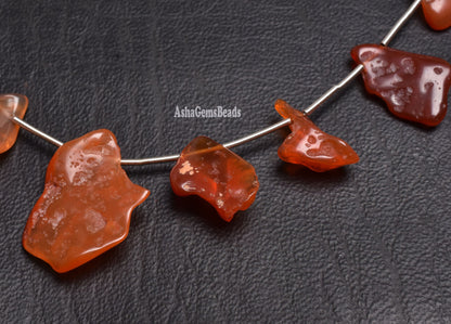 Amazing Mexican Fire Opal Smooth Nugget Beads, untreated opal Rough Beads, AAA Fire Opal Fancy Shape beads Opal rock Mineral Healing Crystal