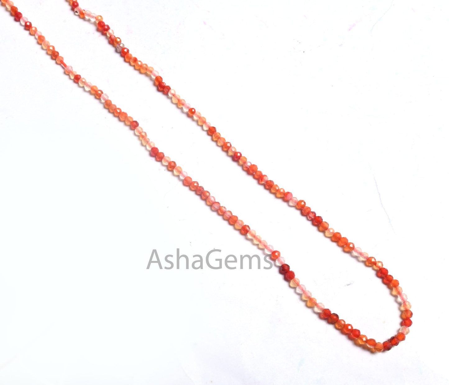 Beautiful Orange Carnelian Micro Faceted Beads,2 mm, Natural Carnelian Rondelle Shape Micro Cut Bead, Carnelian Shaded Beads, Jewelry Making
