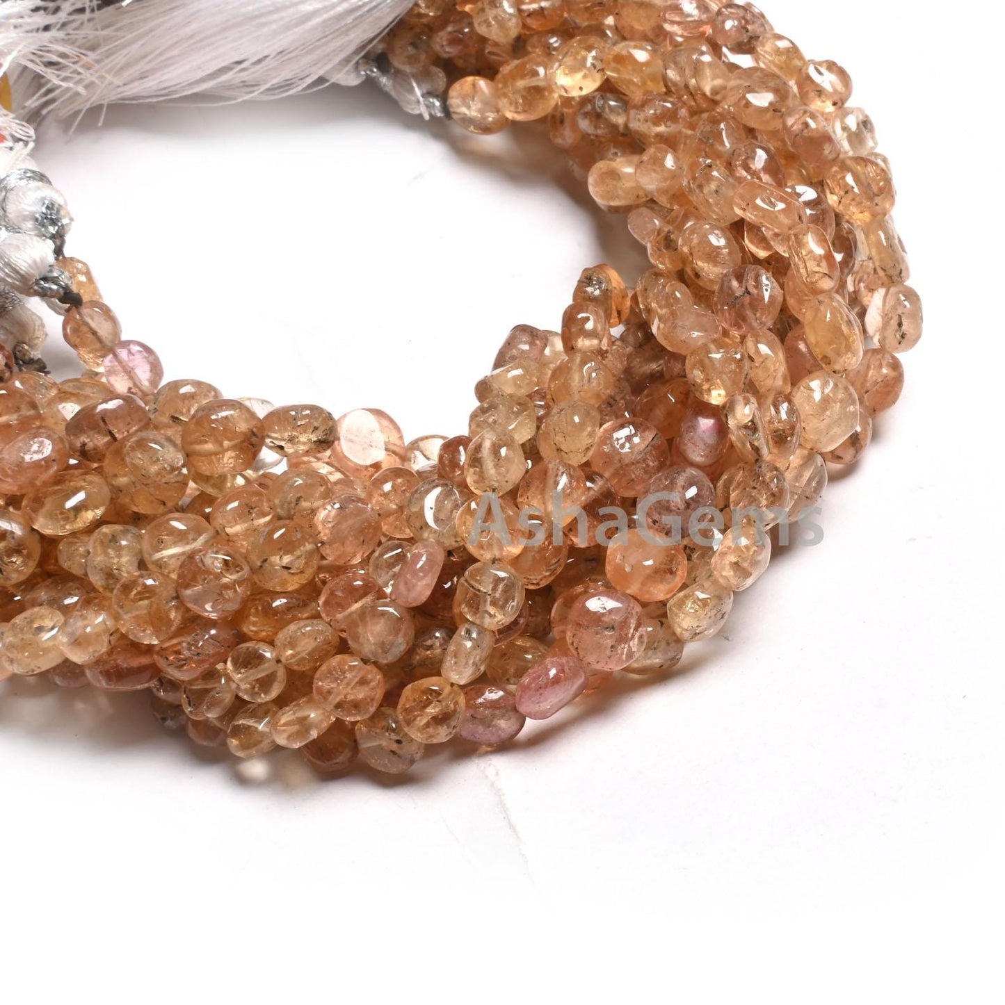 Natural Rutile Quartz Smooth Coin Shape Gemstone Loose Beads,8" Yellow Rutile Coin Straight Drill Handmade Rutile Bead Jewelry making Crafts