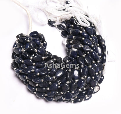 Fine Blue Quartz Smooth Pear Shape Gemstone Beads,9"Strand Blue Quartz fancy Teardrop Straight Drill handmade Bead Jewelry making Craft SALE