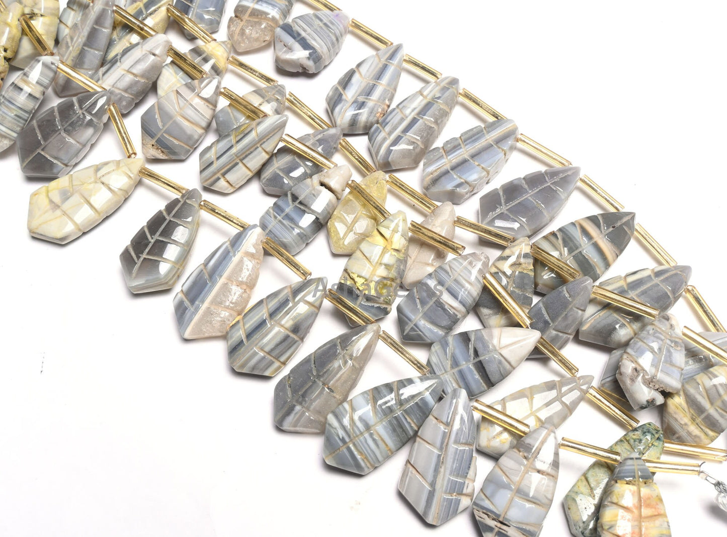 Beautiful Shaded Grey Boulder Opal Fancy Shape Carved Gemstone Handmade Beads, Opal Carving Fancy Pear Carving Bead For Jewelry Making Craft