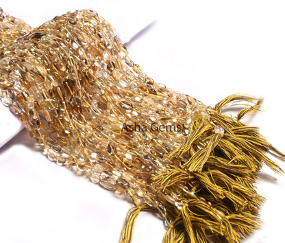 Beautiful Bio Lemon Quartz Nugget Shape Smooth Gemstone Beads,4.5-8mm Natural Bio Lemon Tiny Nugget Uneven Beads, Lemon pebble Beads Jewelry (AG 22258)