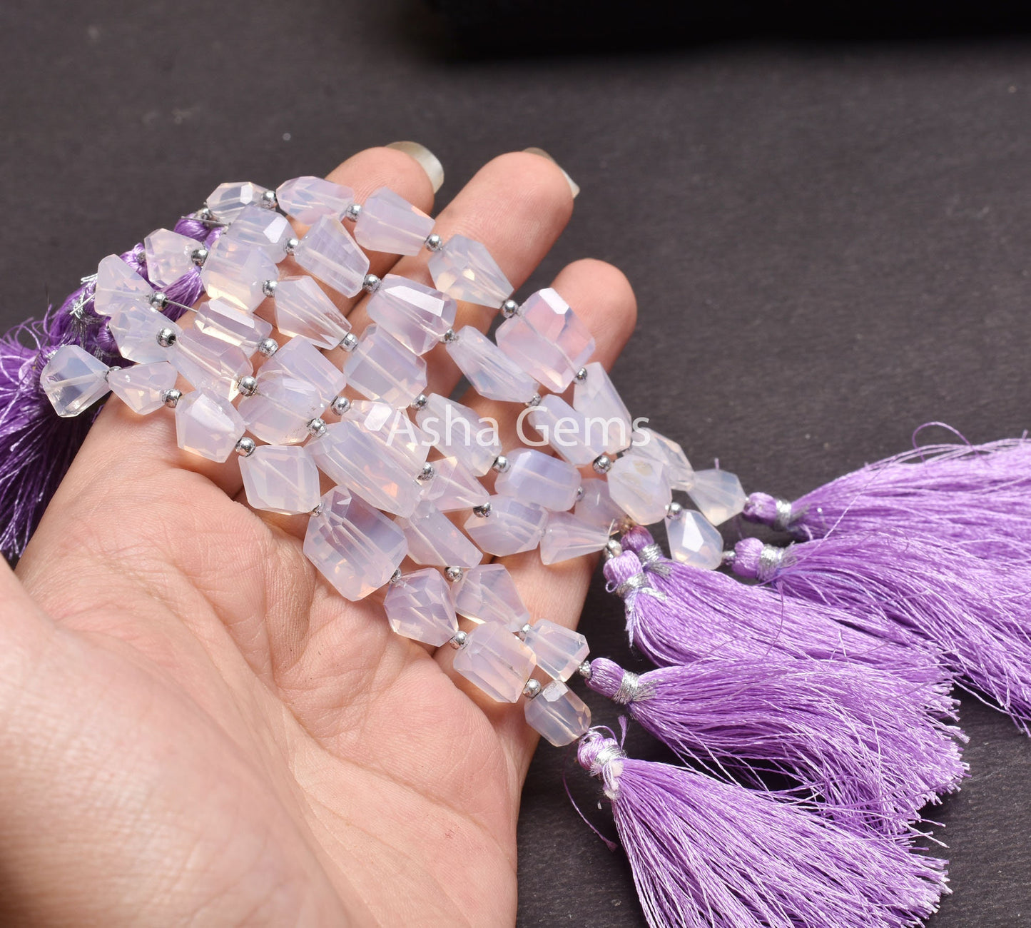 Fine Quality Rare Lavender Quartz Faceted Nugget Shape Beads, Purple Lavender Quartz Beads Gemstone faceted Nugget Bead Jewelry Making Craft