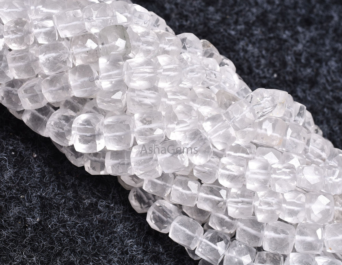 Natural Crystal quartz faceted 3D Cube Box Beads,9"Strand White Crystal beads Crystal faceted Cube Box Gemstone Bead For Jewelry Making SALE