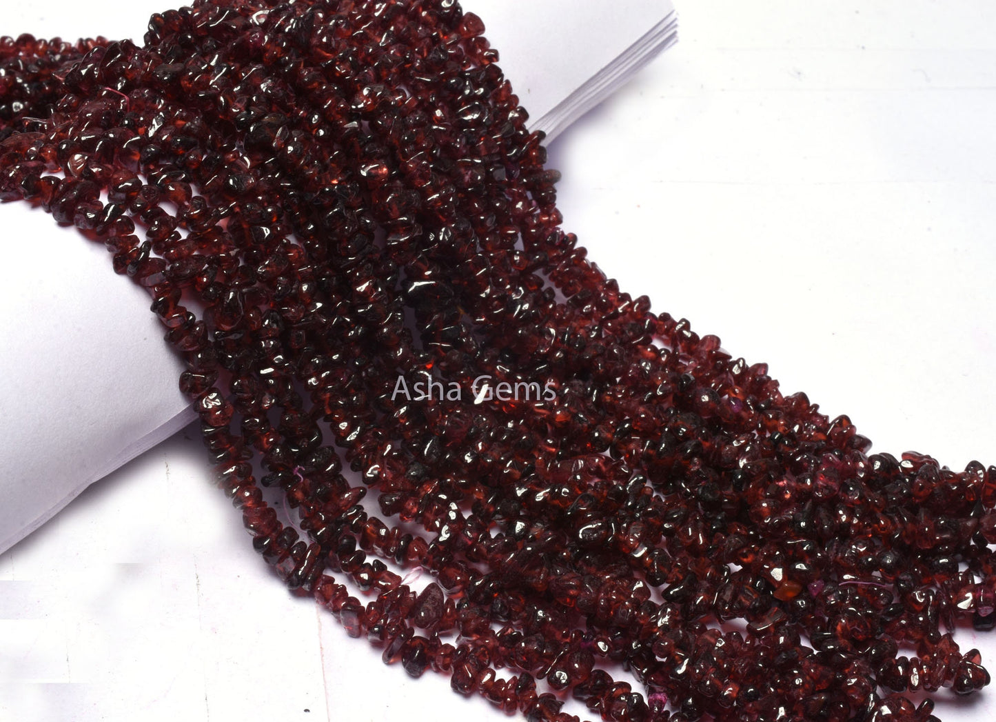 34" Strand Natural Orissa Garnet Uncut Chips Raw Beads Gemstone tiny Nuggets Smooth Beads, Fine Quality garnet Bead Uncut Chip Jewelry SALE