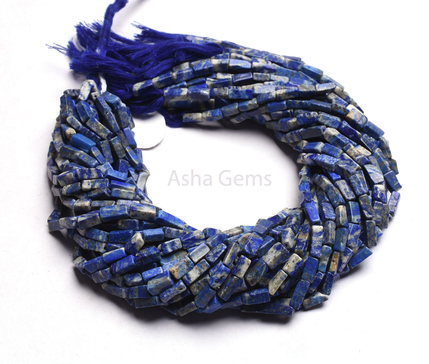 13" Strand Blue lapis Smooth Rectangle Shape Beads, Natural Lapis Lazuli Uneven Fancy handmade Gemstone Beads lapis Bead Jewelry Making SALE