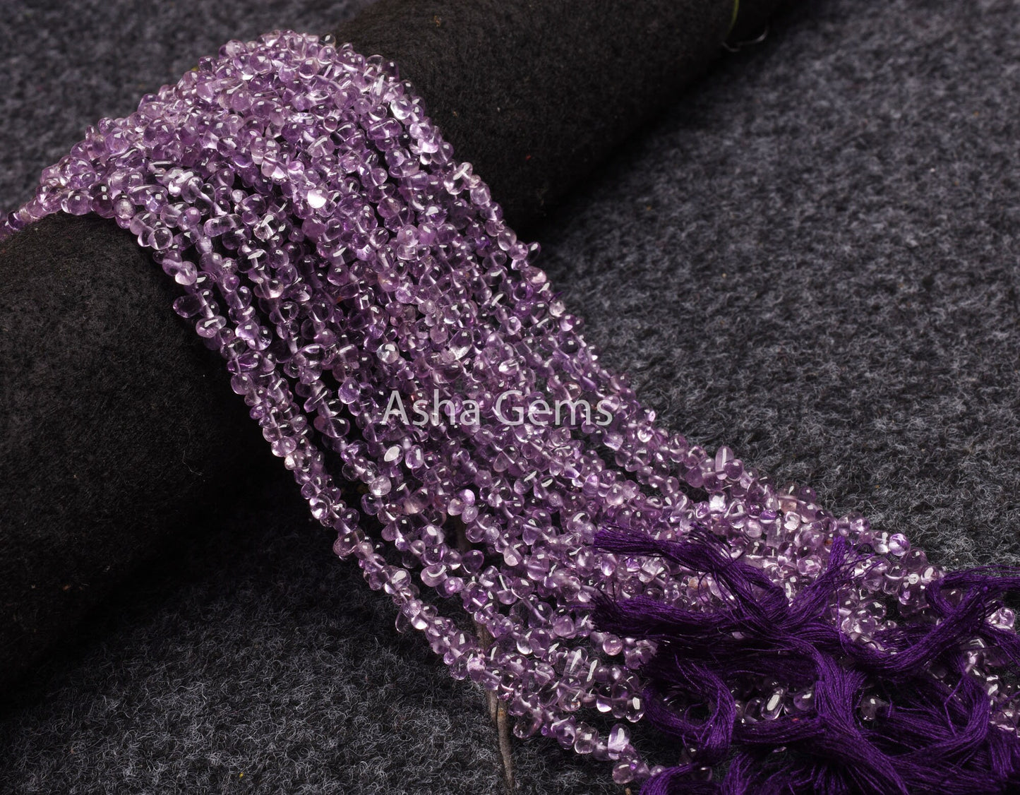 13" Strand Natural amethyst Smooth Drops Shape Beads, Natural Light Purple Amethyst Handmade Teardrop Side Drill Gemstone Bead Jewelry SALE
