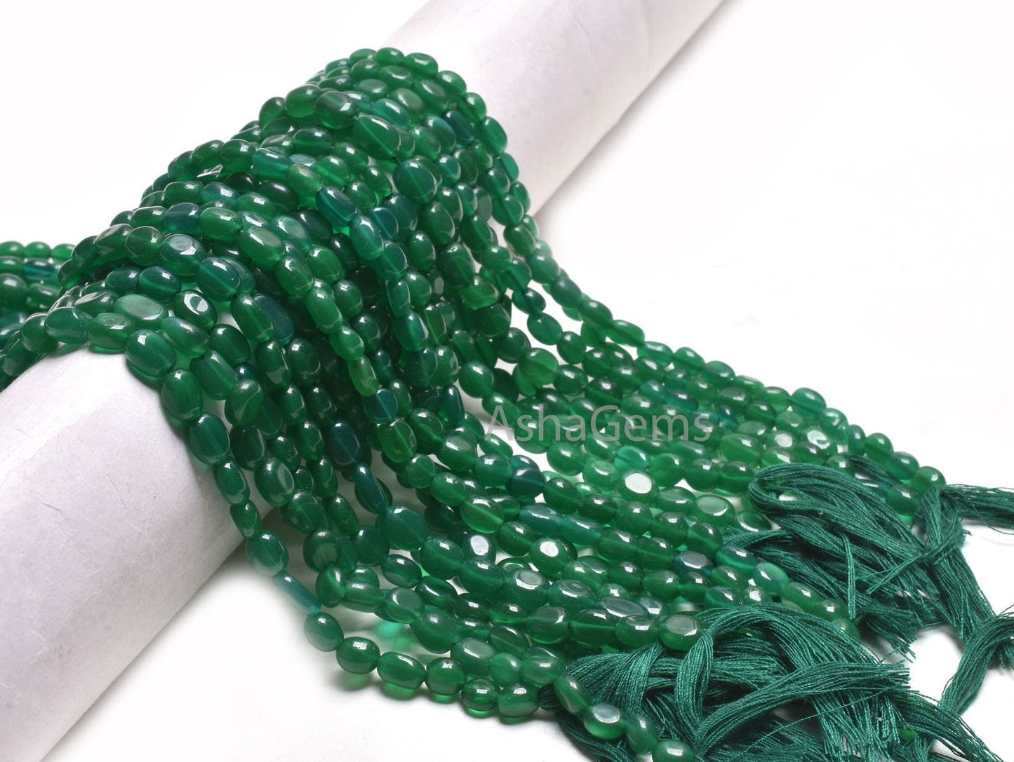 Fine Quality Green Quartz Oval Handmade Gemstone Beads,12"Strand Green Quartz smooth Oval Straight Drill Bead Jewelry Making Handicraft SALE