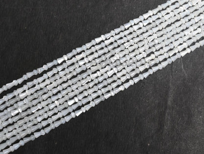 Beautiful Mother Of Pearl Fancy Mushroom Shape Gemstone Loose Beads,4-7.5 mm Natural Iridescent White MOP Shell Smooth Beads Jewelry makings