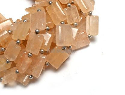 Amazing Yellow Aventurine Smooth Rectangle Shape Gemstone Beads,9" Strand Aventurine Fancy Chicklet handmade Aventurine Beads Jewelry Crafts