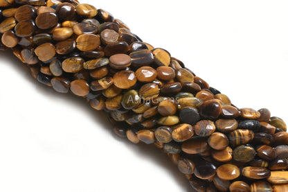 Beautiful Tiger Eye Smooth Nugget Shape Beads,12.5 inch Fine Natural Shaded Tiger Eye Uneven Nugget Gemstone Loose bead Jewelry Making Craft