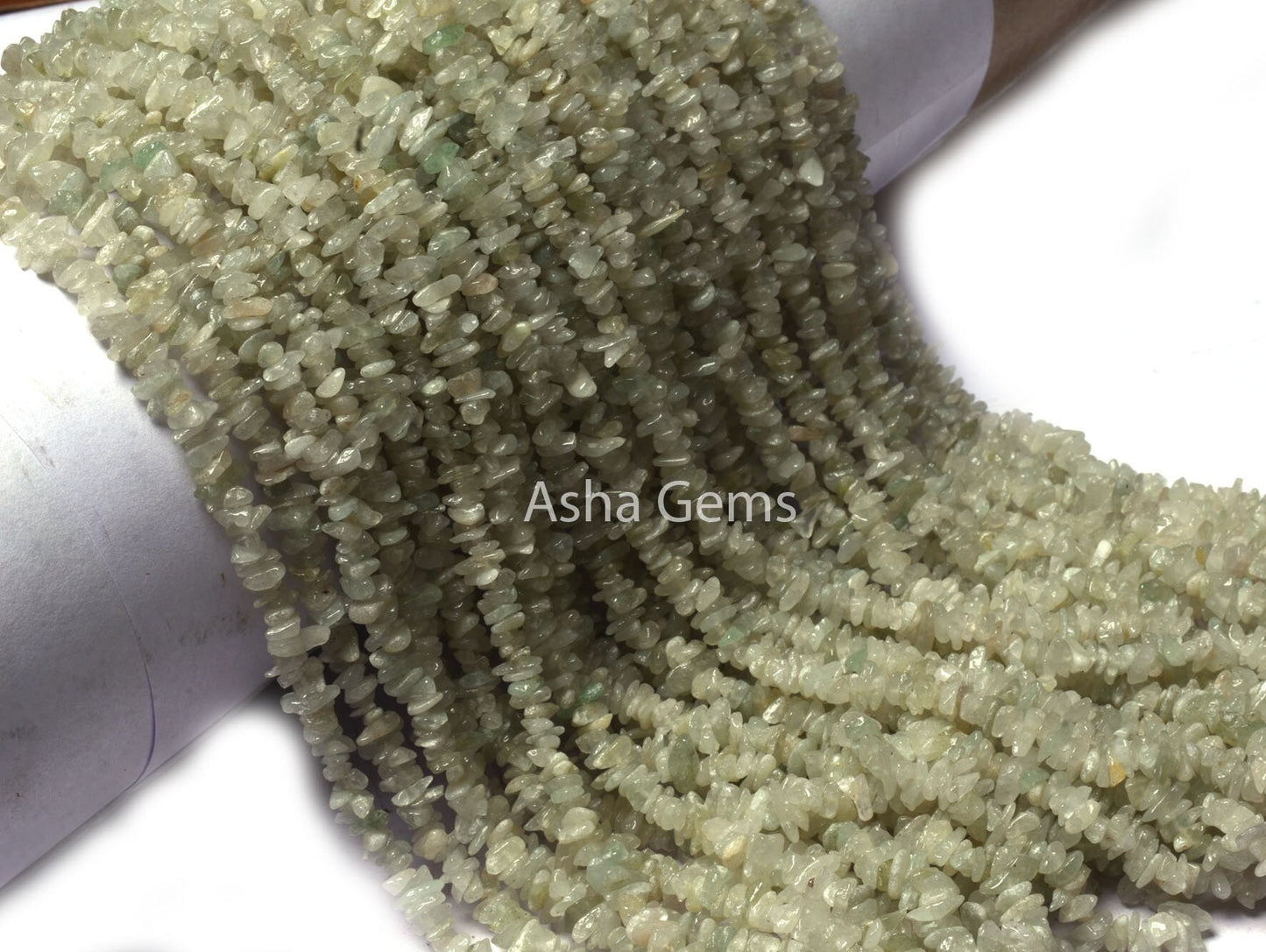 34" Strand Natural Green Aventurine Uncut Chips Angoori Margaj Smooth Raw Rough Beads Gemstone Margaj Unshape Uncut Beads Jewelry Craft sale