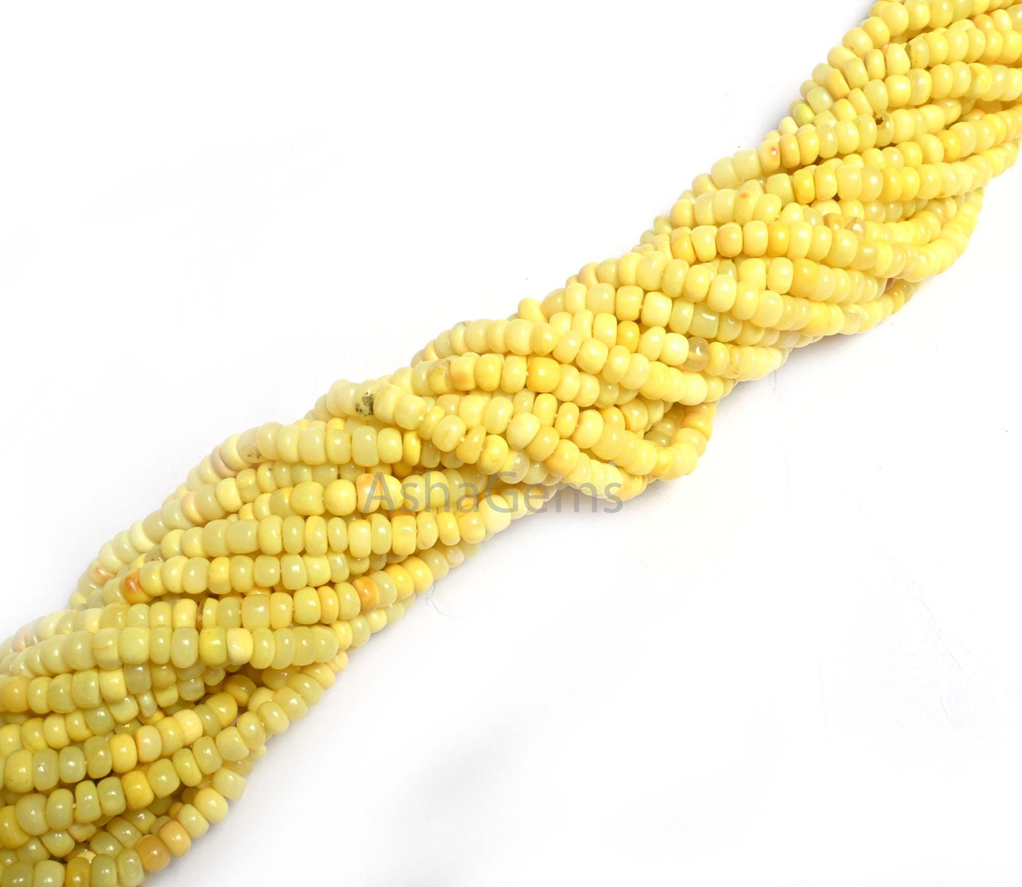 Beautiful Yellow Opal smooth Gemstone beads, Yellow opal Plain Handmade Uneven rondelle tiny Rondelle shape gemstone bead jewelry Craft SALE