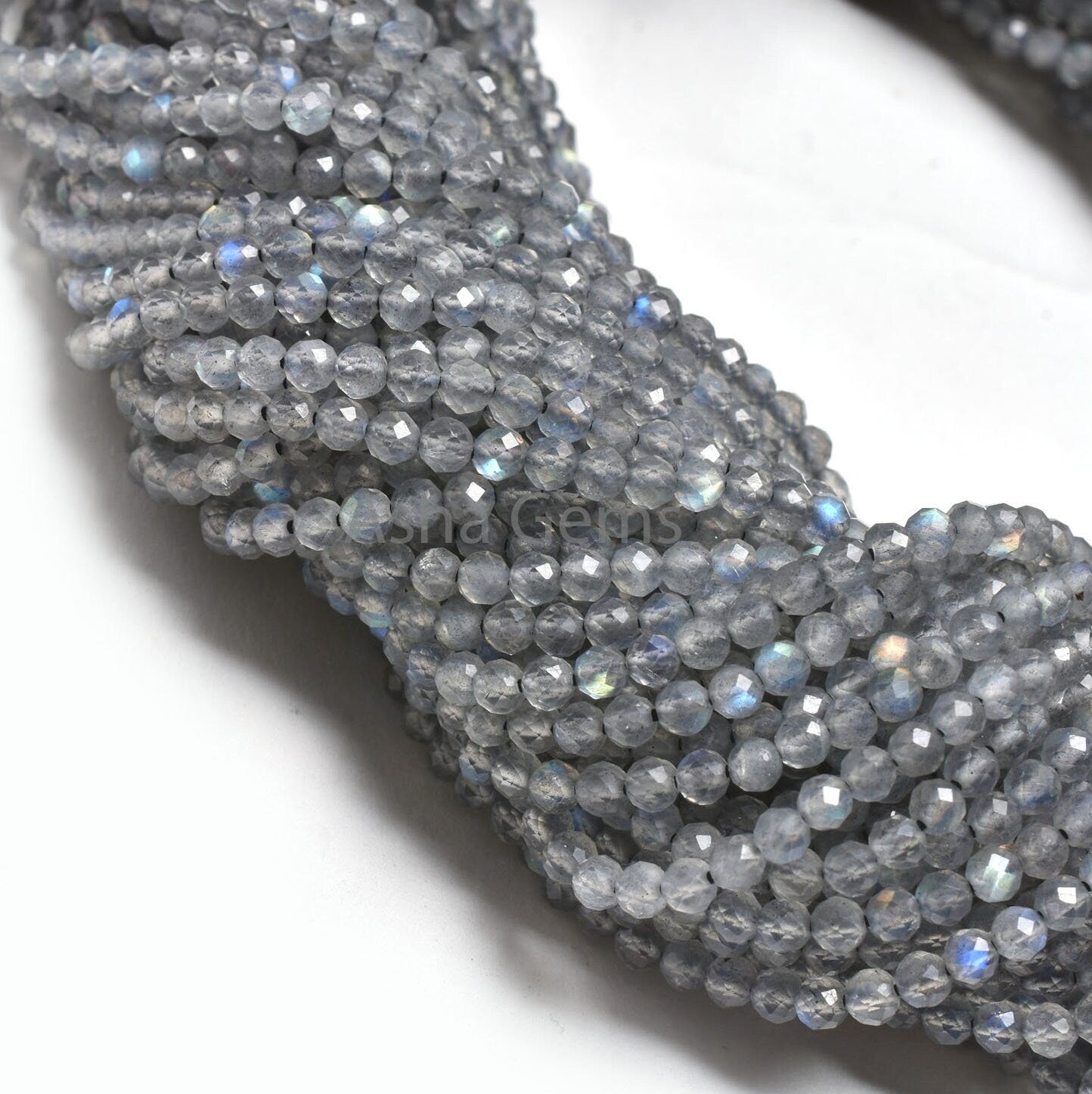Natural Flash Labradorite Machine Cut Rondelle Beads,3.2 mm labradorite Micro Cut faceted Gemstone Beads,AAA Blue Fire Labradorite Bead SALE