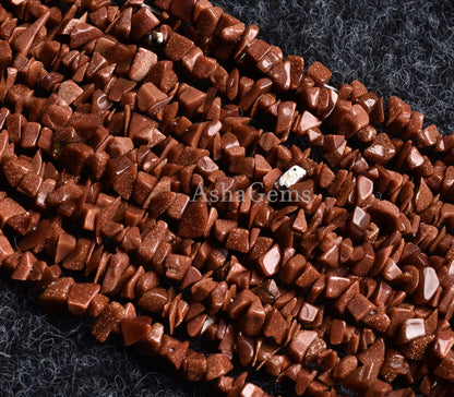 Beautiful Brown Sunstone Uncut Chips Gemstone Beads, Fine Sunstone Smooth Raw Rough Tiny Nuggets Beads, Sunstone  Beads Jewelry Making Craft