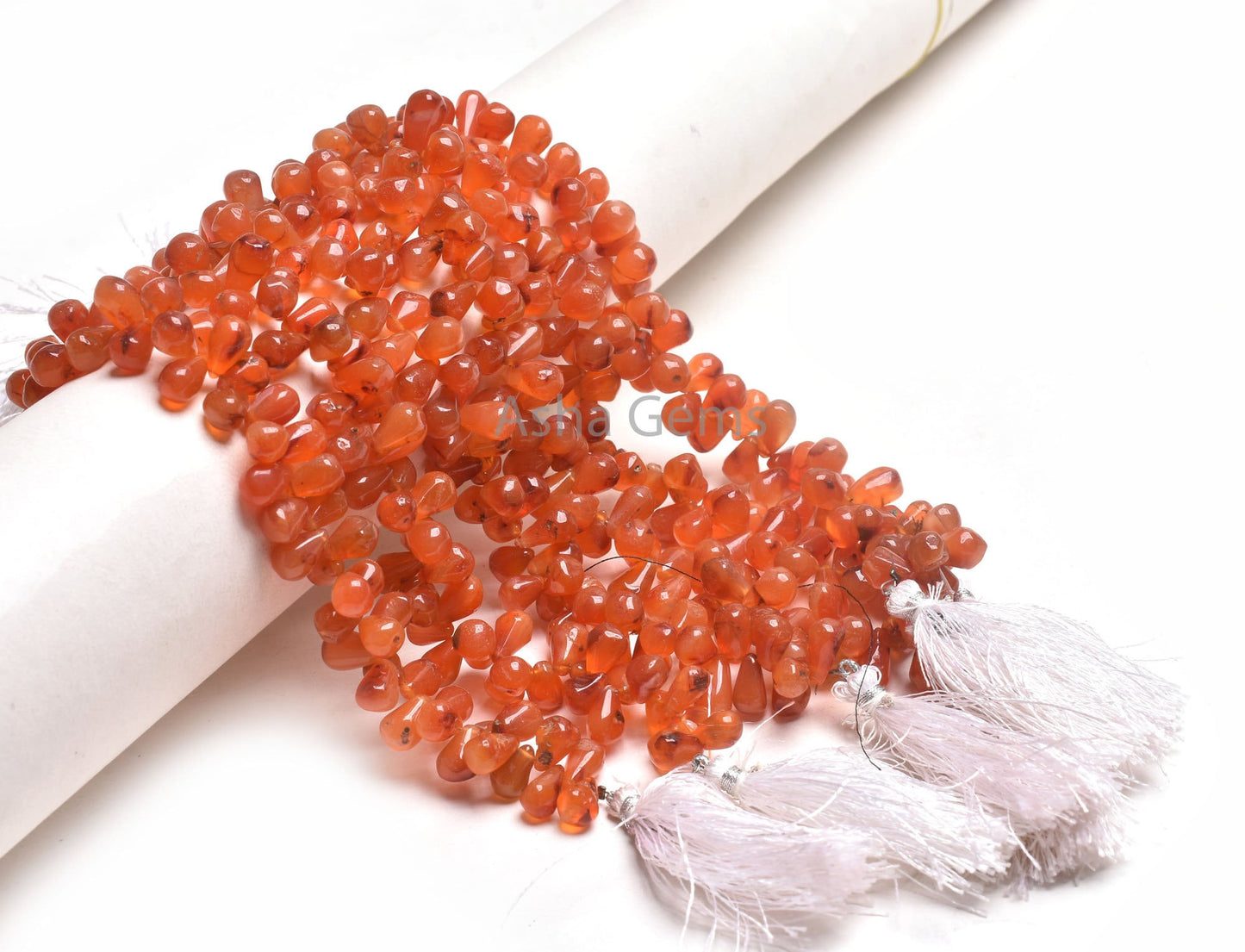 8" Strand Red Carnelian Smooth Handmade Drop Beads Uneven Plain Handmade Teardrop Side Drill Gemstone carnelian Beads Jewelry making SALE