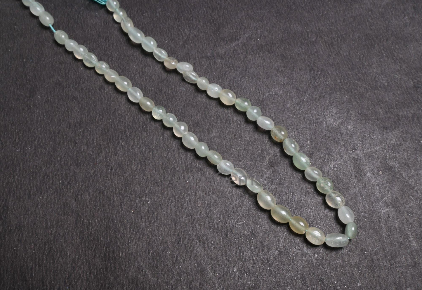 Natural Aventurine Smooth Puff Oval Fancy Shape Handmade Gemstone beads,12" Light Grape Green aventurine Plain Oval beads Jewelry Craft SALE